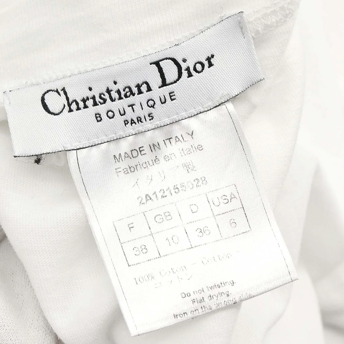 Christian Dior 2002 T-shirt White #38 - Image 14