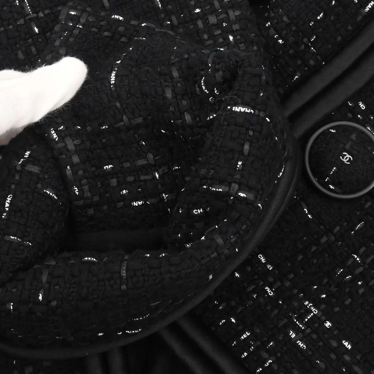 Chanel 2015-2016 Collarless Jacket Black #38 - Image 10