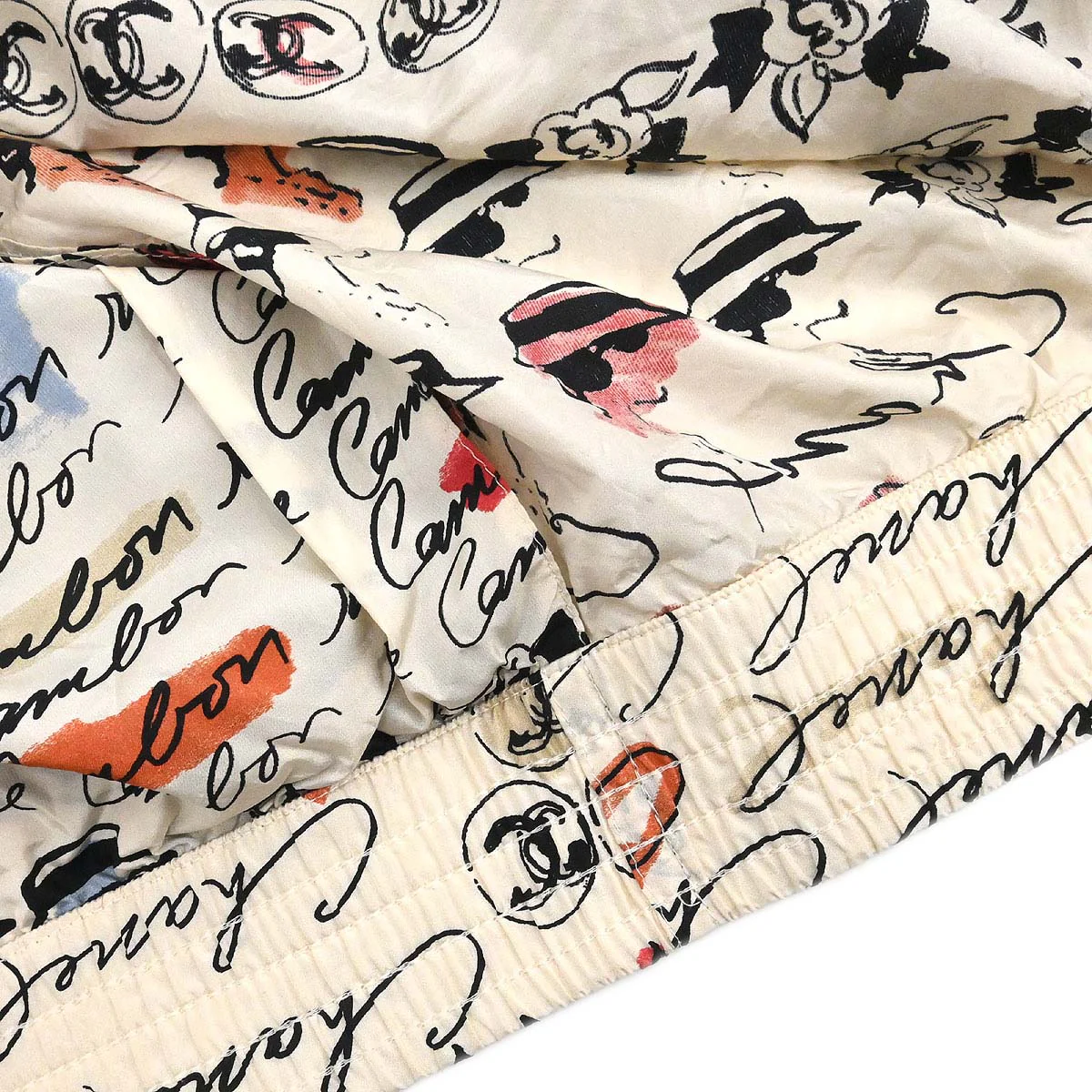 Chanel 2006 Mademoiselle Pattern Silk Jacket - Image 13