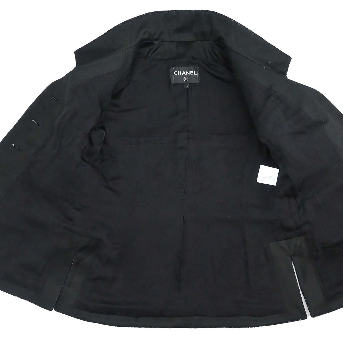 Chanel 2018 Single Breasted Jacket Black #42 - Image 13