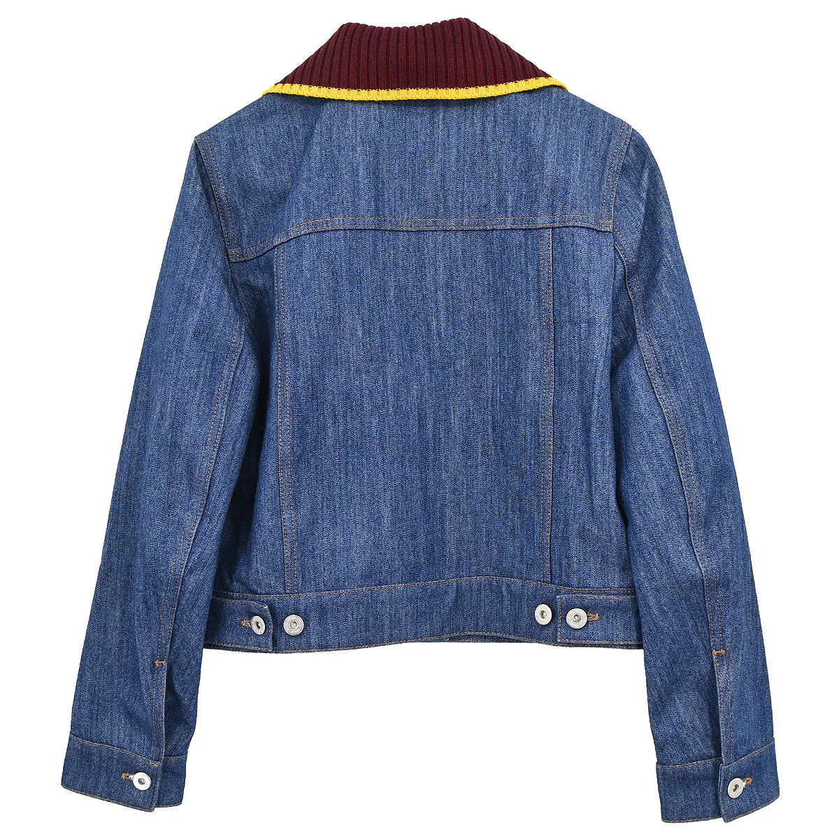 Miu Miu 2016 Single Breasted Jacket Denim Blue #38 - Image 2