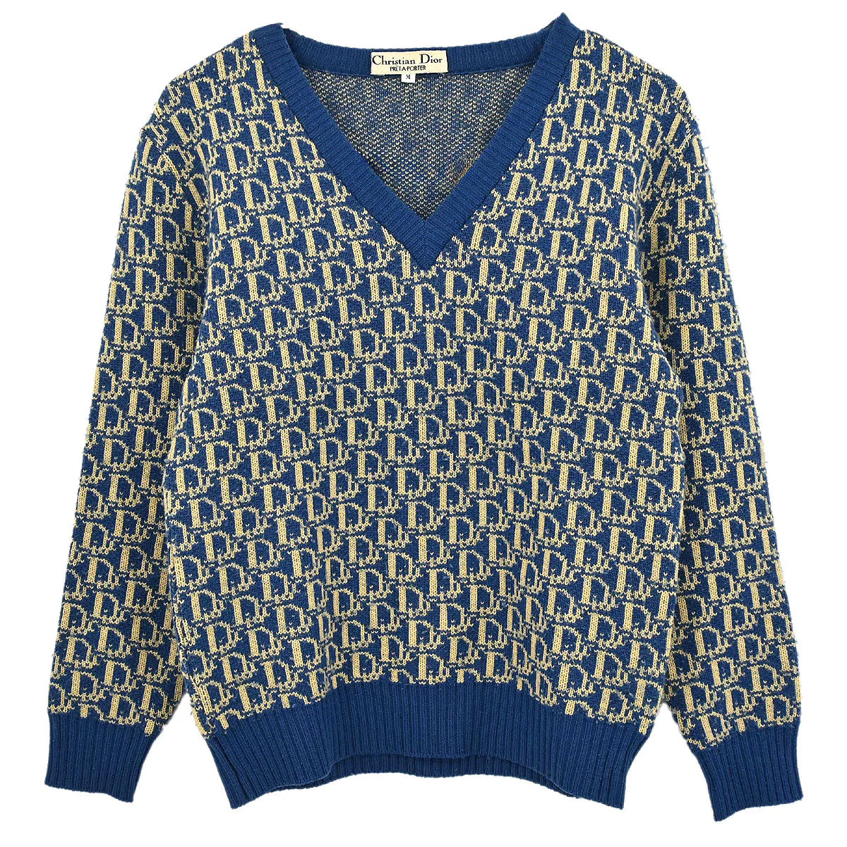 Christian Dior Top Sweater Trotter Blue #M