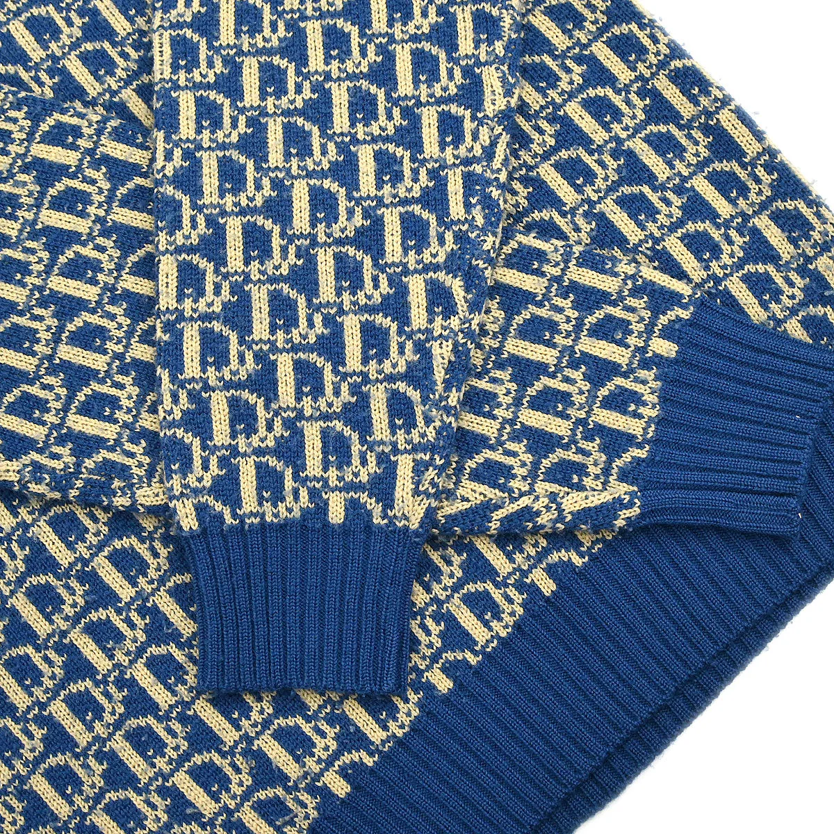 Christian Dior Top Sweater Trotter Blue #M - Image 10