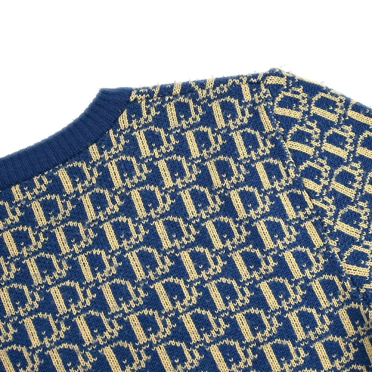 Christian Dior Top Sweater Trotter Blue #M - Image 11