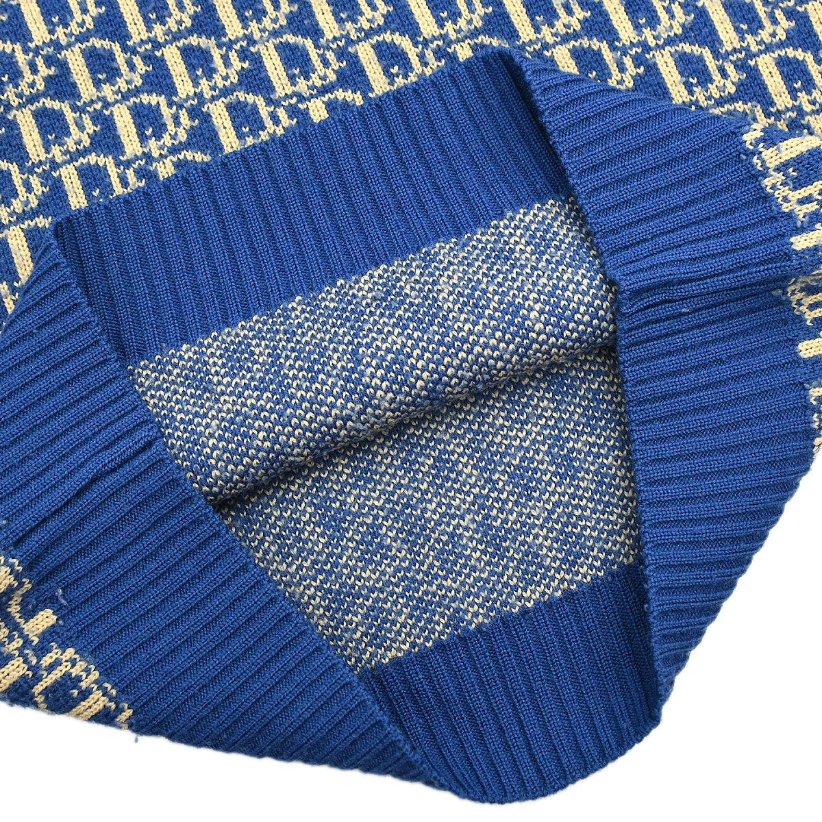 Christian Dior Top Sweater Trotter Blue #M - Image 14