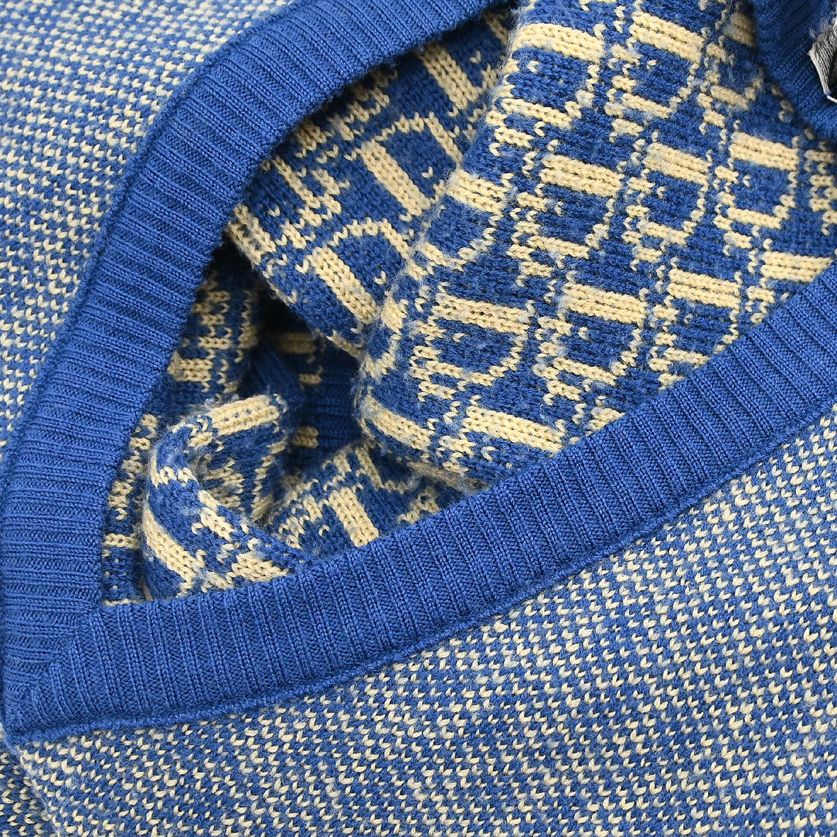 Christian Dior Top Sweater Trotter Blue #M - Image 17