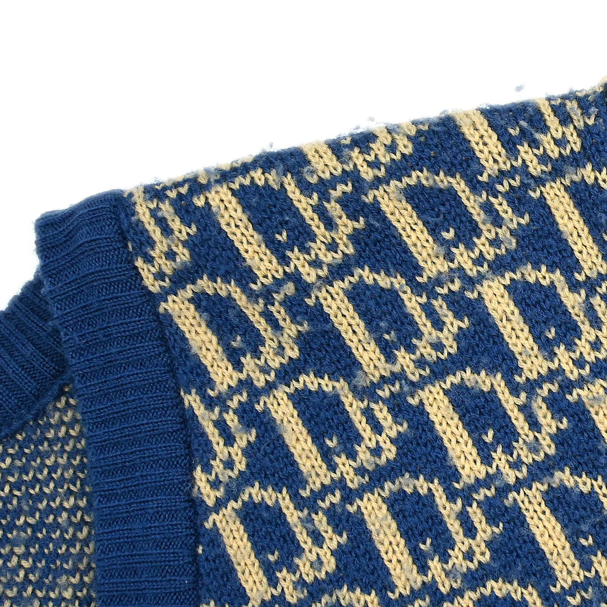 Christian Dior Top Sweater Trotter Blue #M - Image 5