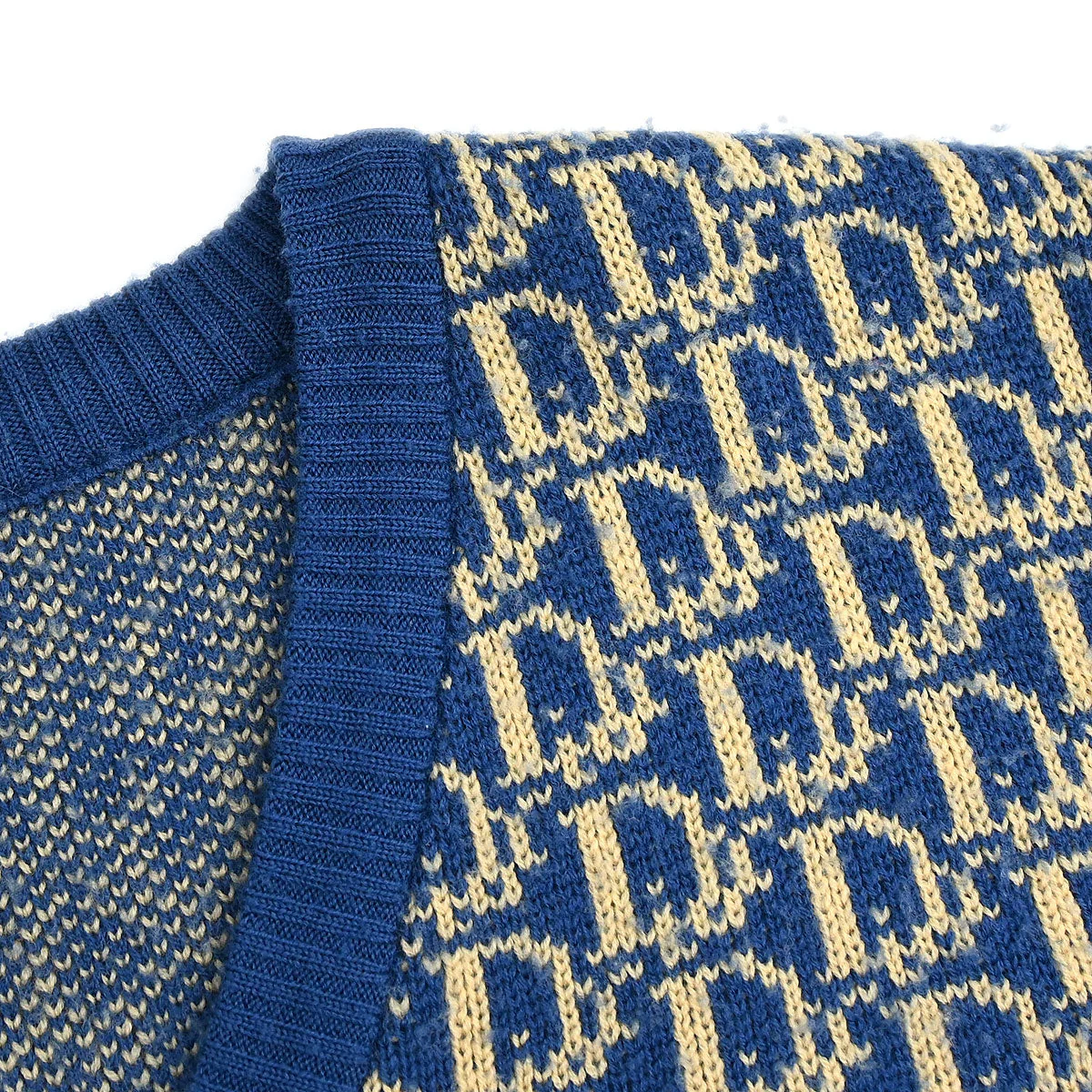 Christian Dior Top Sweater Trotter Blue #M - Image 6