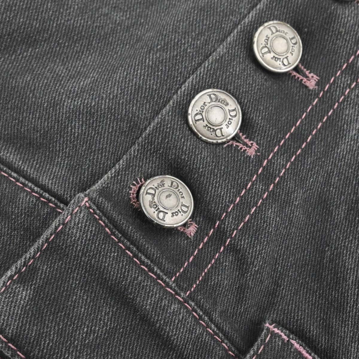 Christian Dior 2003 Denim Skirt Gray #36 - Image 13