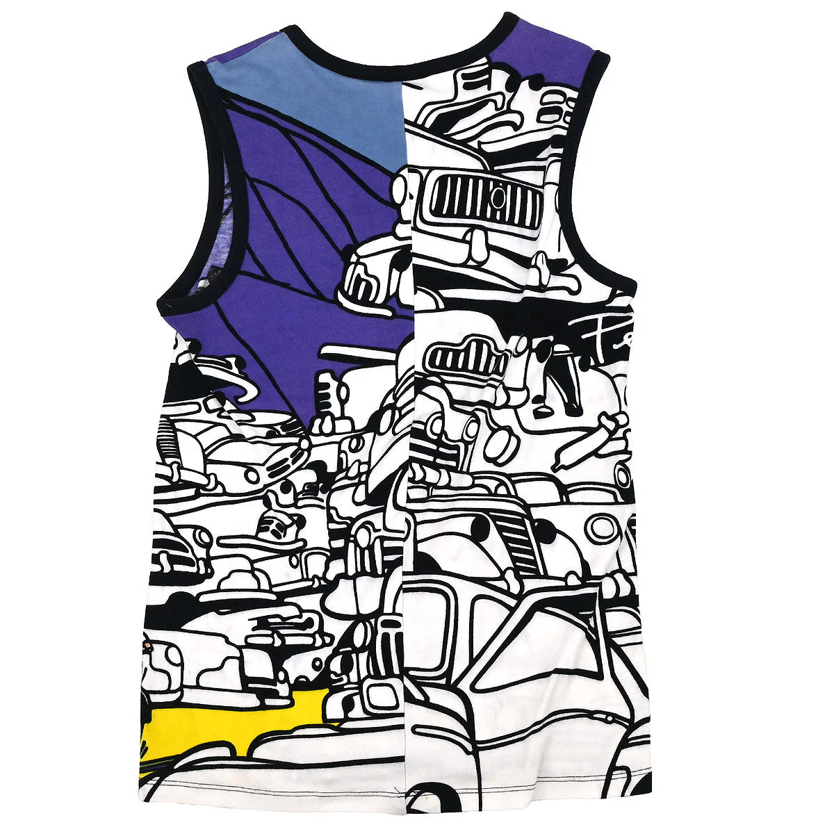 Celine Sleeveless Tank Top White #M - Image 2