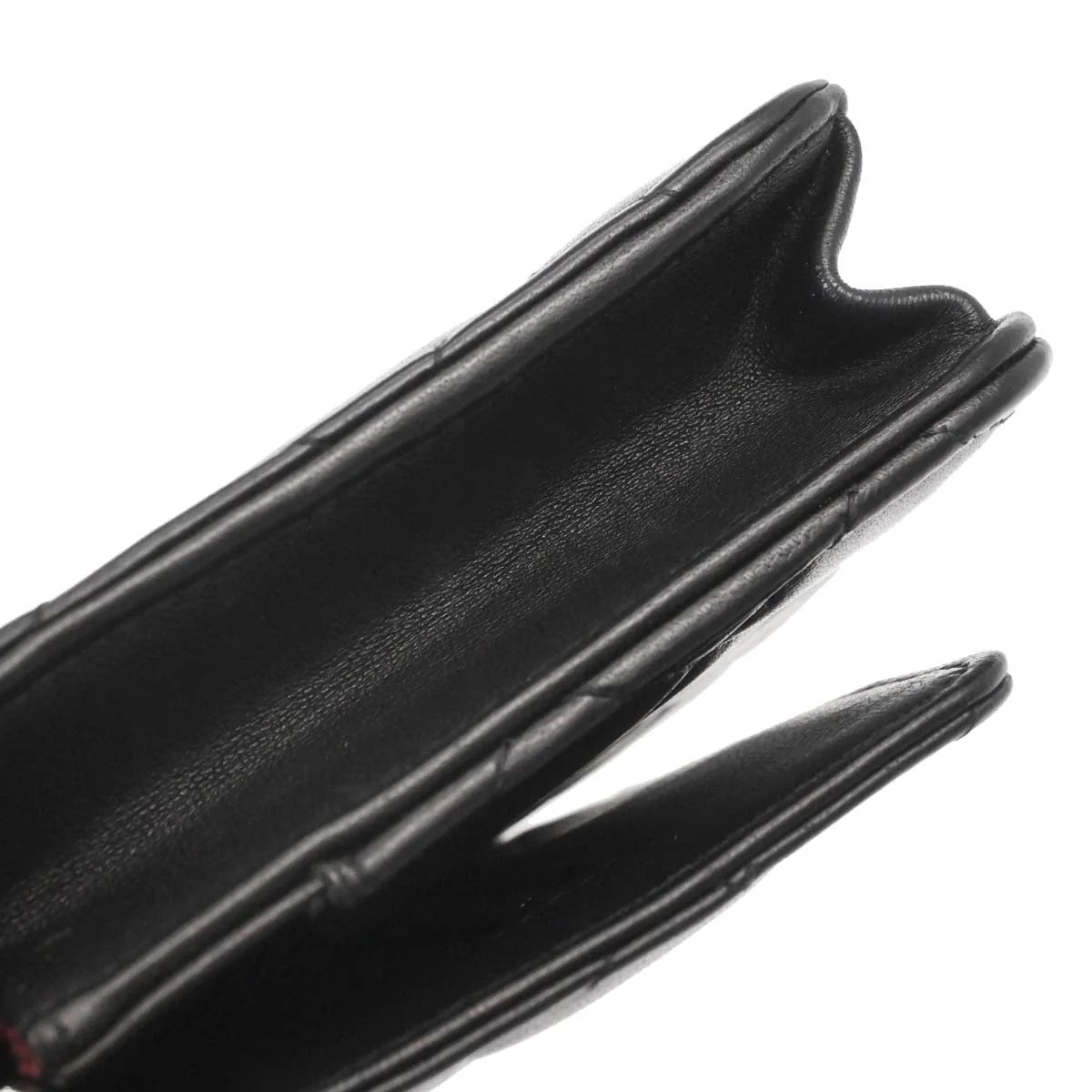 Chanel Black Lambskin Classic WOC Wallet on Chain Bag - Image 8