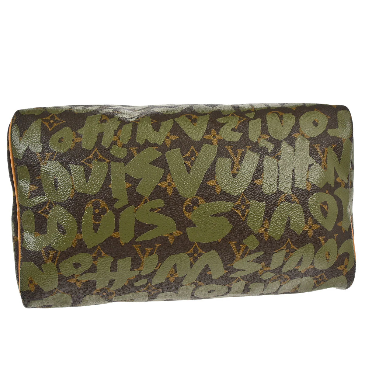 Louis Vuitton Khaki Monogram Graffiti Speedy 30 Handbag M92194 - Image 5