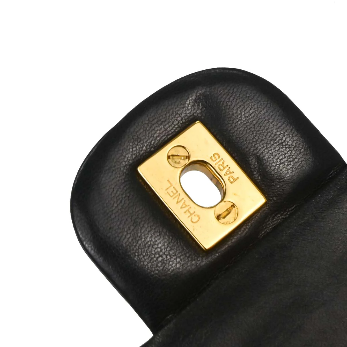 Chanel 1996-1997 Black Lambskin Small Classic Double Flap Shoulder Bag - Image 14