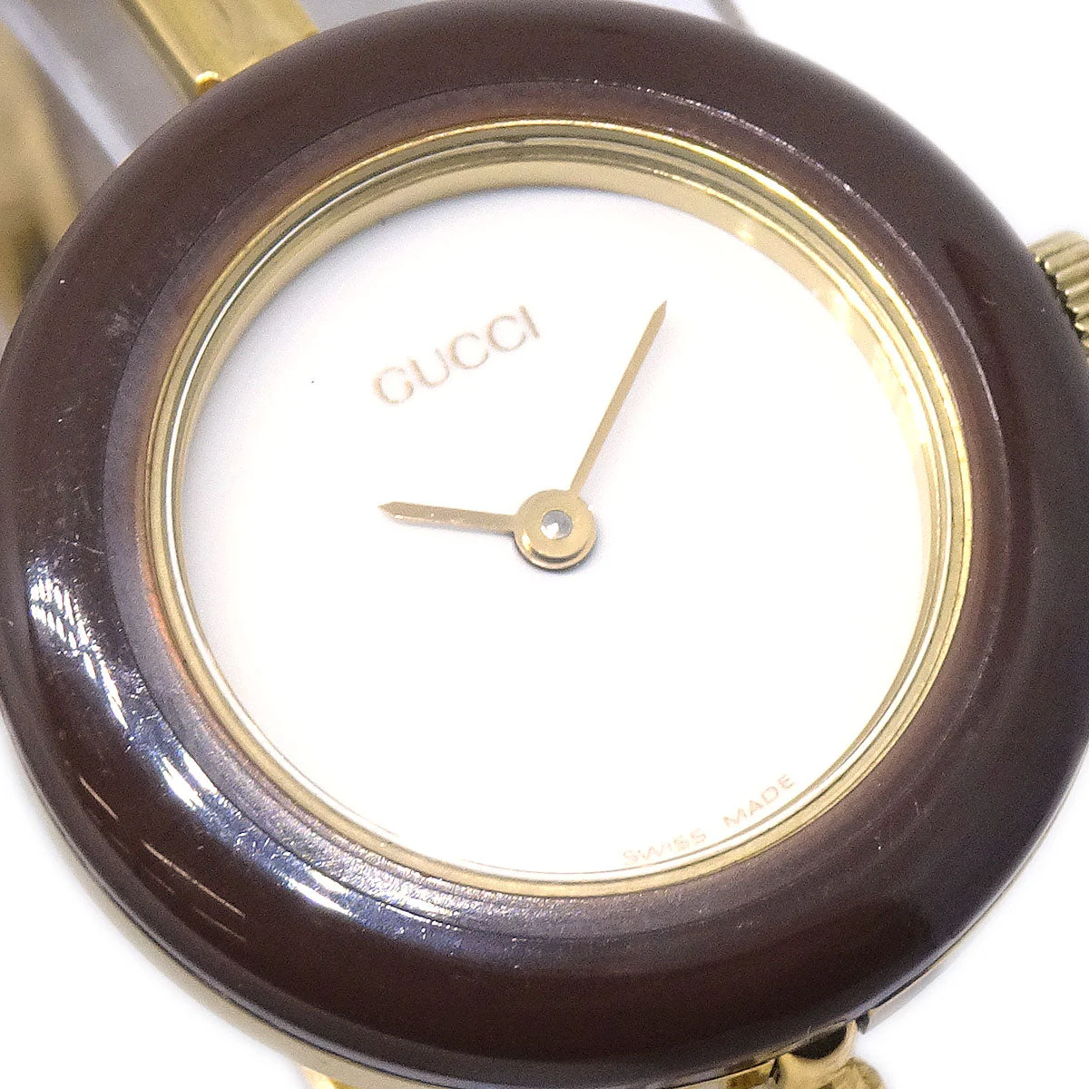 Gucci 11/12.2 Change Bezel Chameleon Quartz Watch SS - Image 3