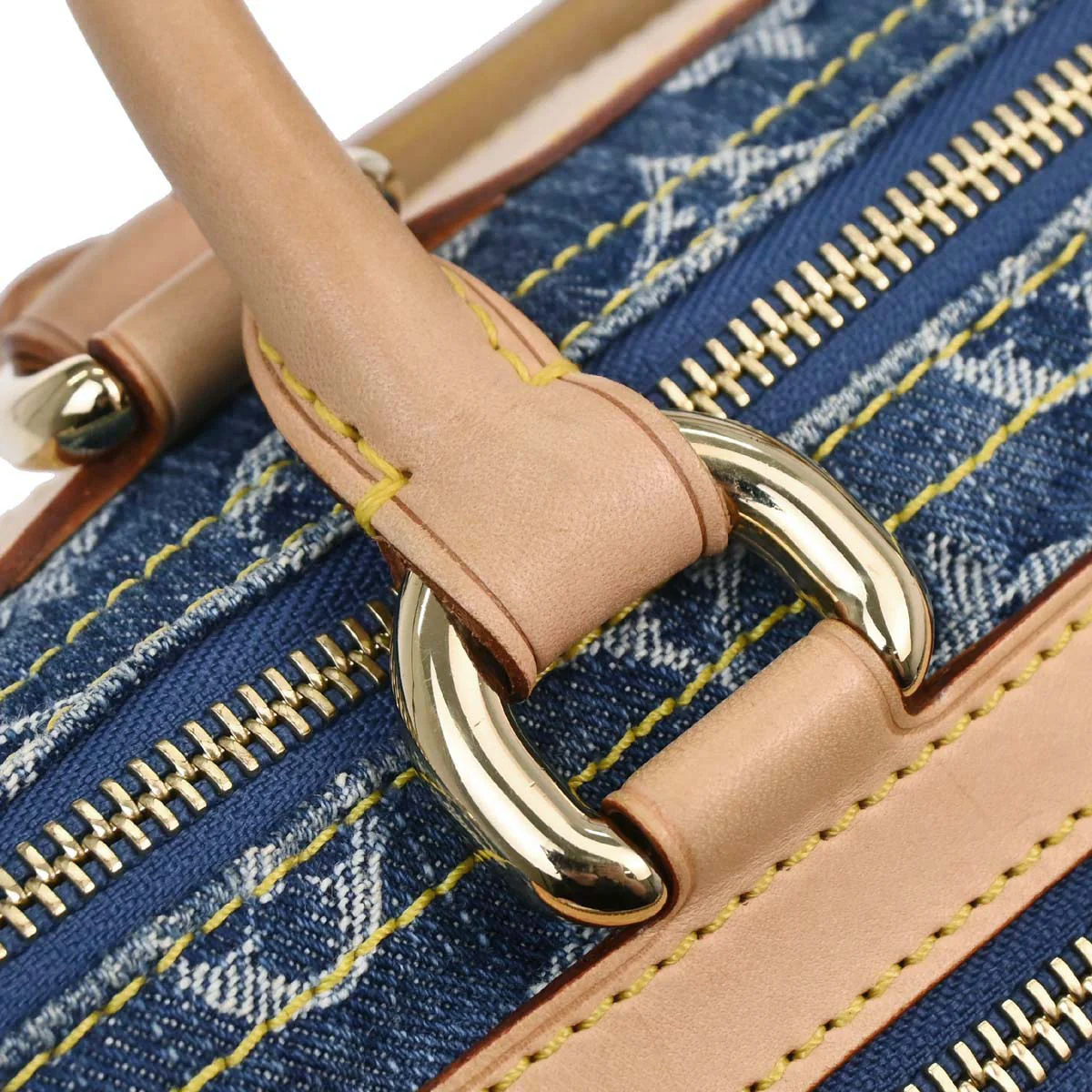 Louis Vuitton Blue Monogram Denim Neo Speedy Handbag M95019 - Image 11