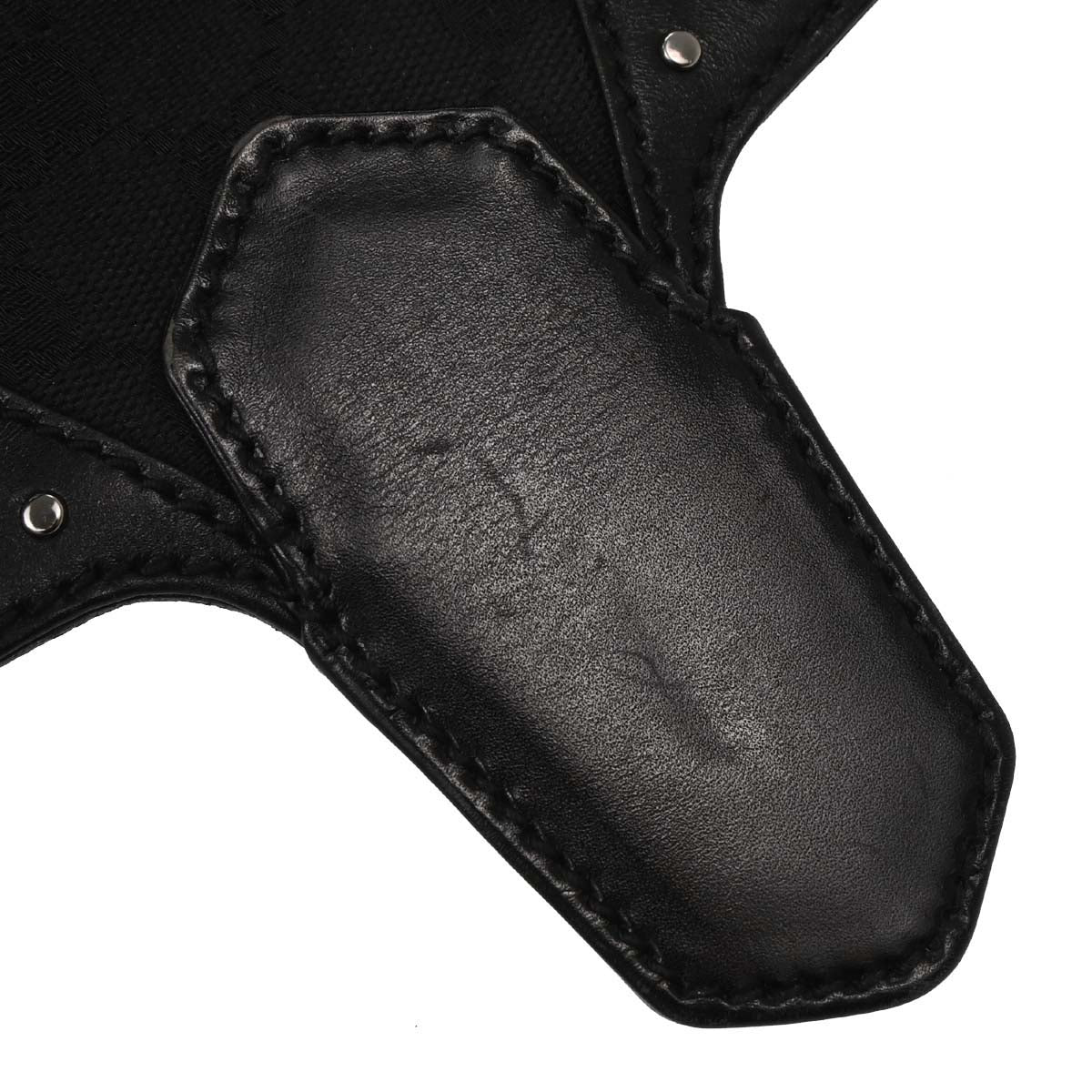 Gucci Black Horsebit GG Handbag - Image 16