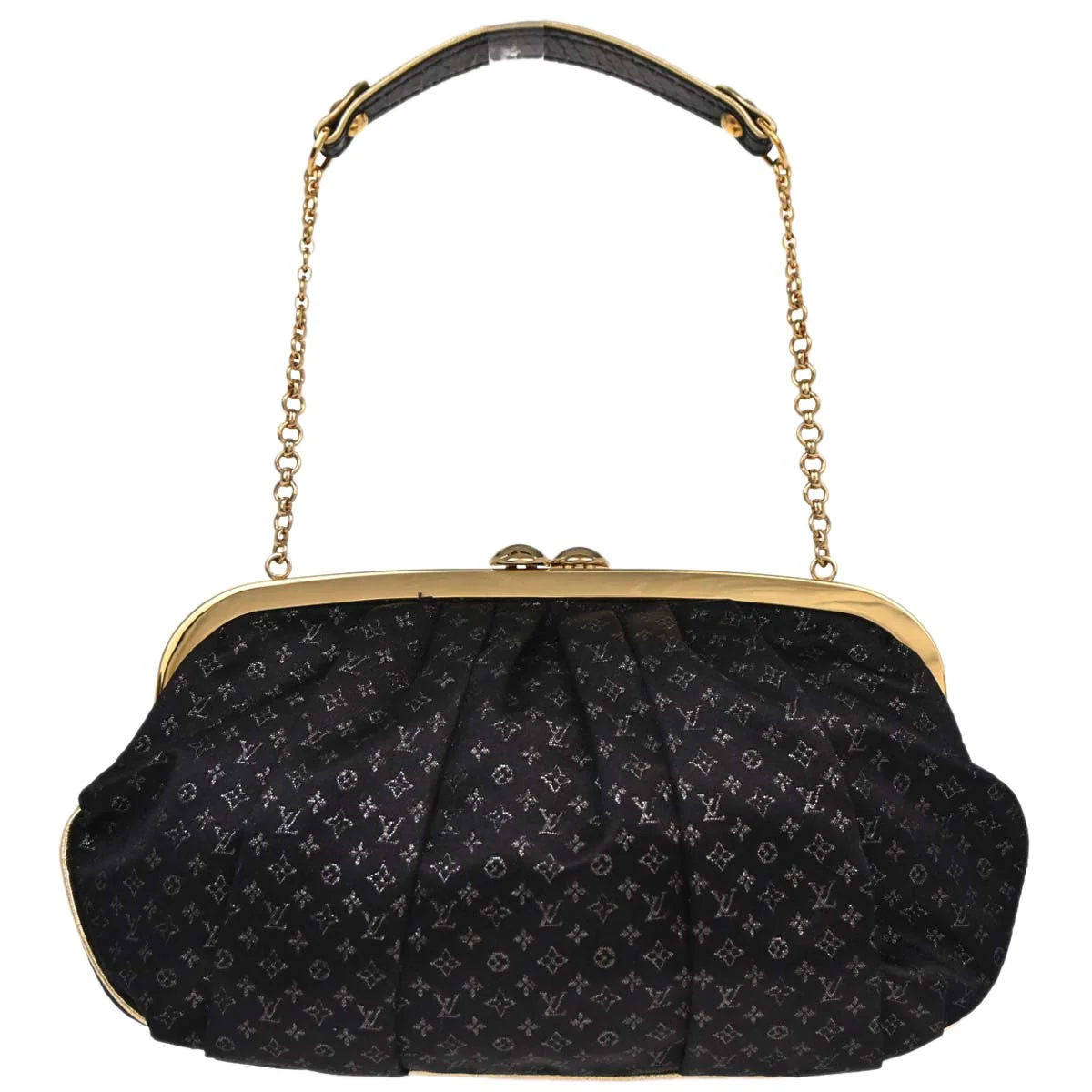 Louis Vuitton * Monogram Satin Python Aumoniere Handbag M92062
