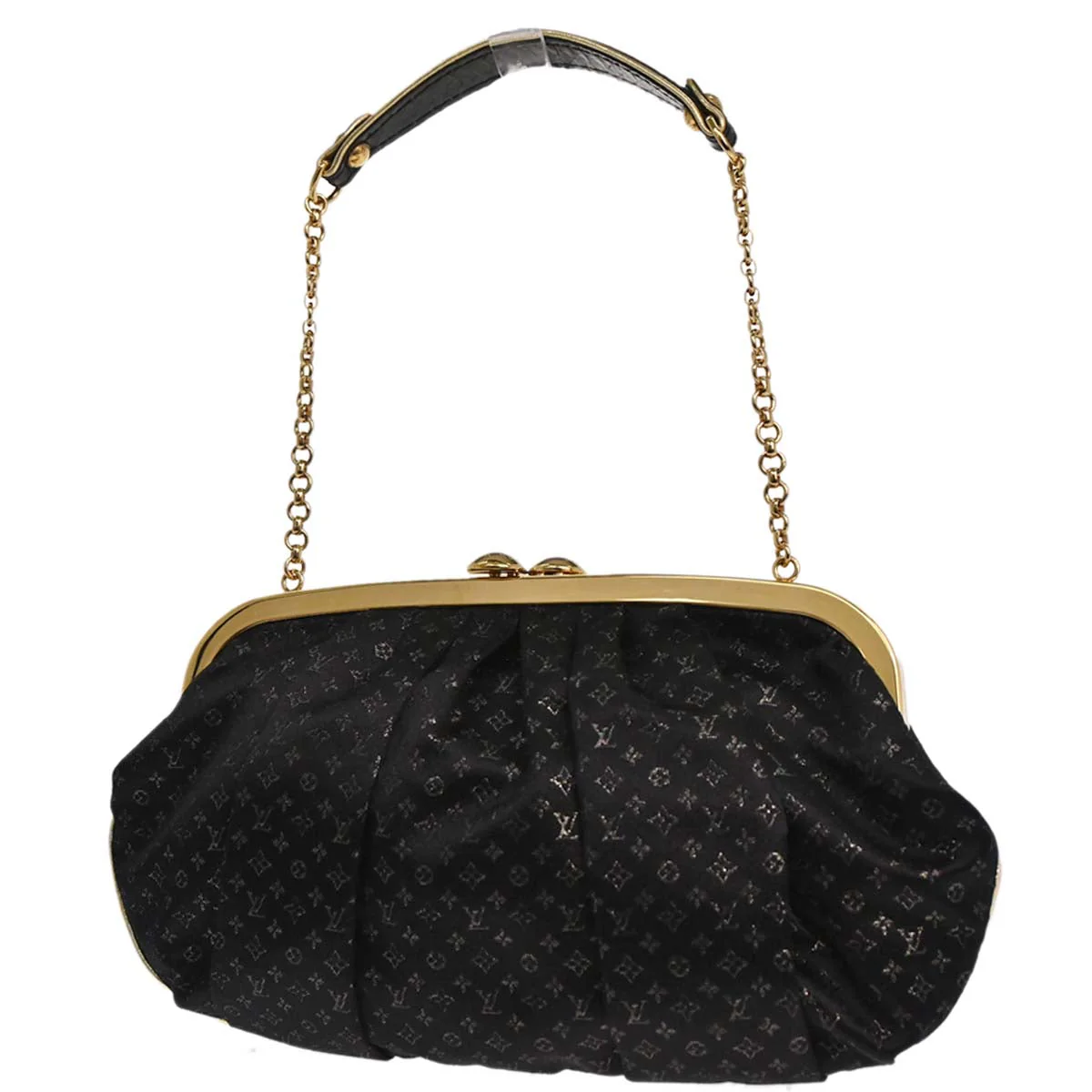 Louis Vuitton * Monogram Satin Python Aumoniere Handbag M92062 - Image 2