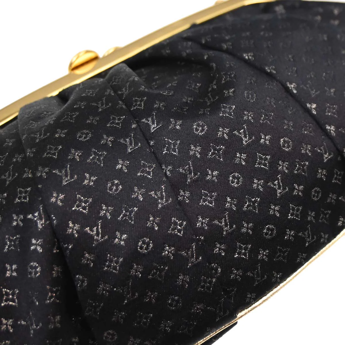 Louis Vuitton * Monogram Satin Python Aumoniere Handbag M92062 - Image 7