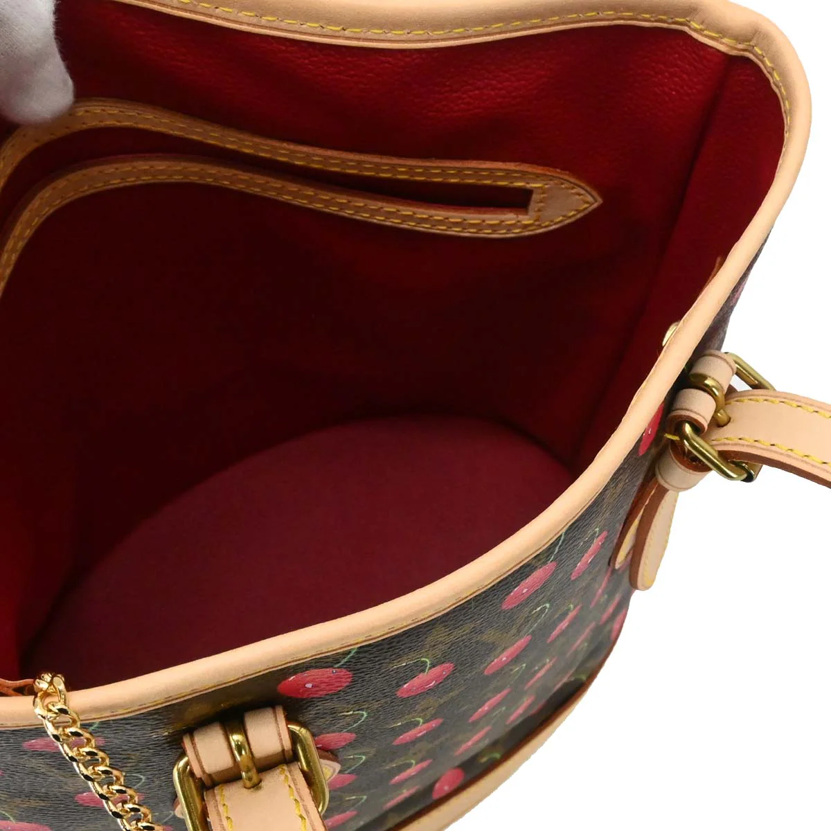 Louis Vuitton Monogram Cherry Bucket PM Tote Handbag M95012 - Image 16