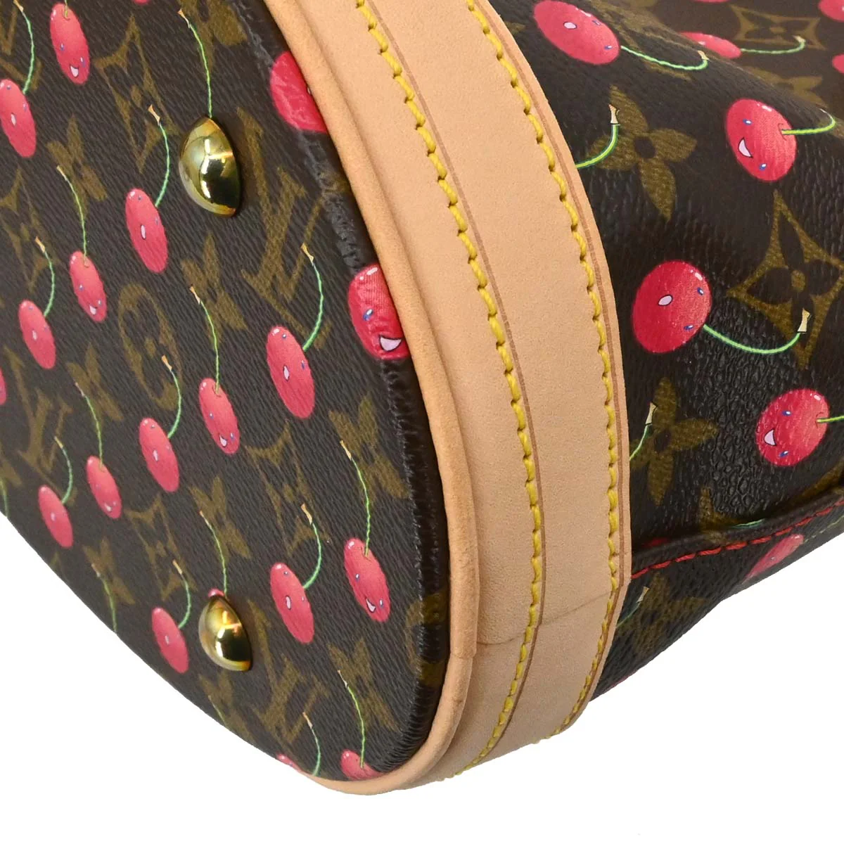 Louis Vuitton Monogram Cherry Bucket PM Tote Handbag M95012 - Image 5