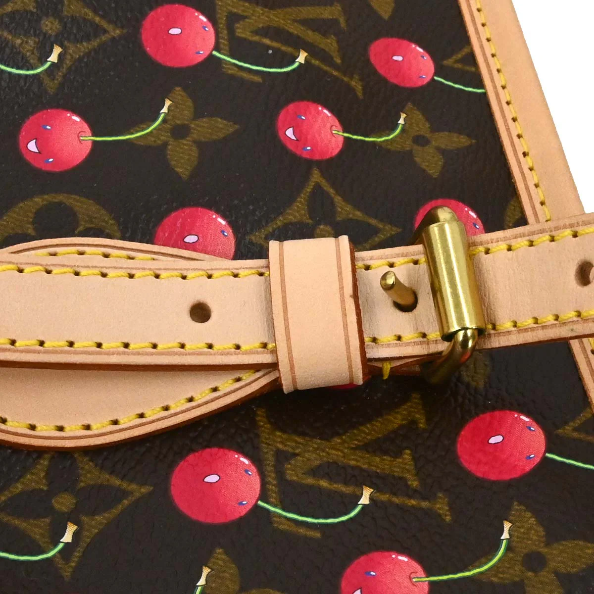 Louis Vuitton Monogram Cherry Bucket PM Tote Handbag M95012 - Image 8