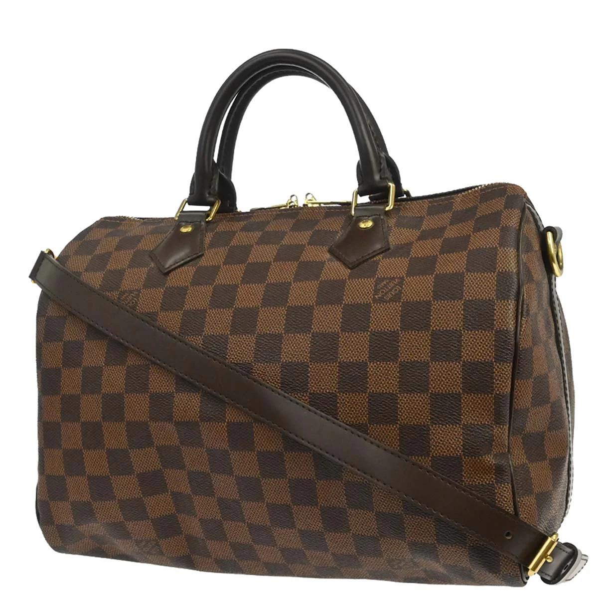 Louis Vuitton 2018 Damier Speedy Bandouliere 30 2way Shoulder Handbag N41367 - Image 2