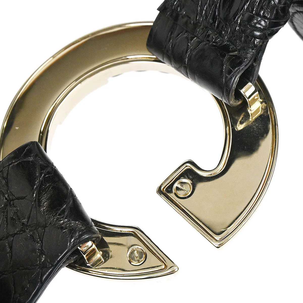 Gucci Black Leather G Wave Handbag - Image 13