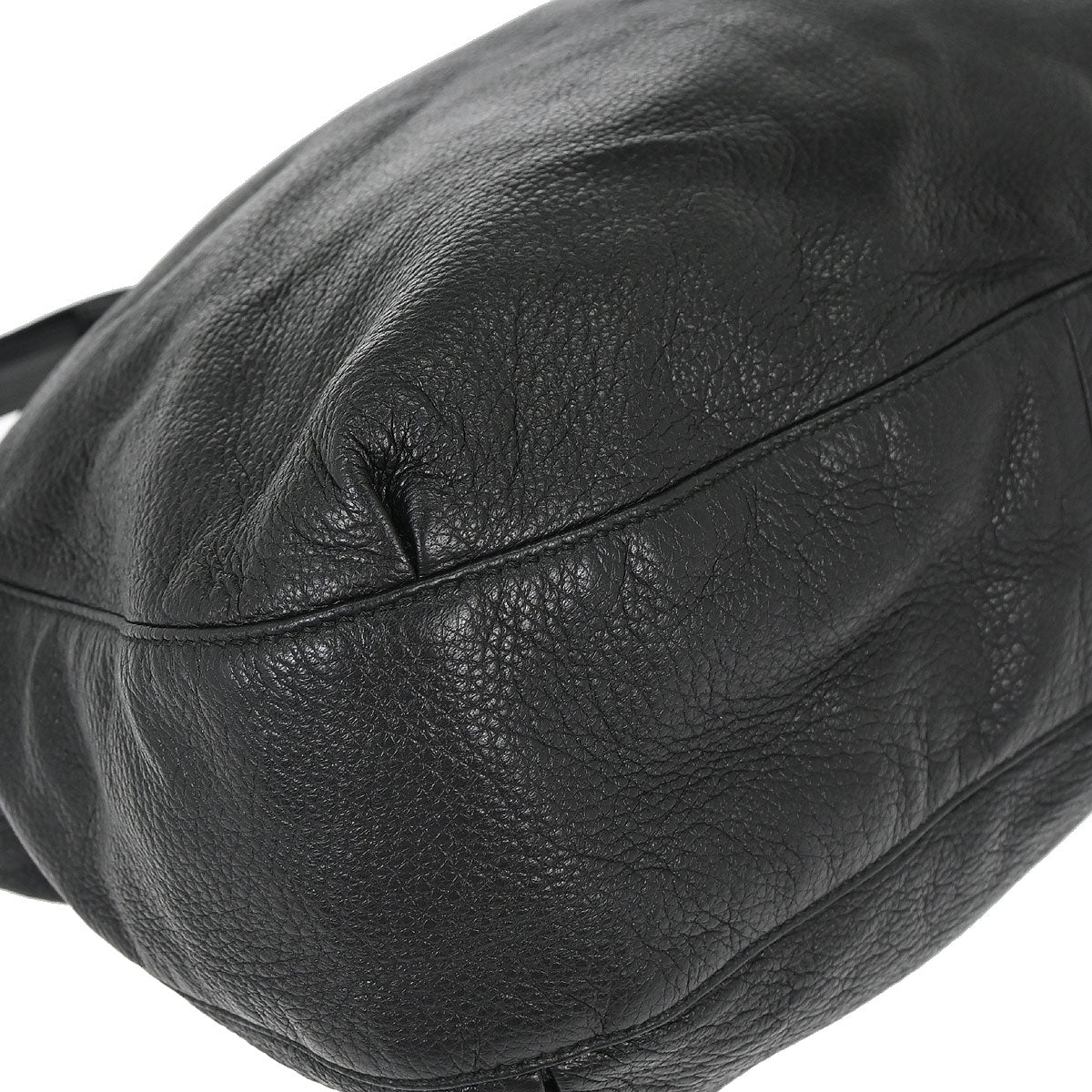 Gucci Black Leather G Wave Handbag - Image 5