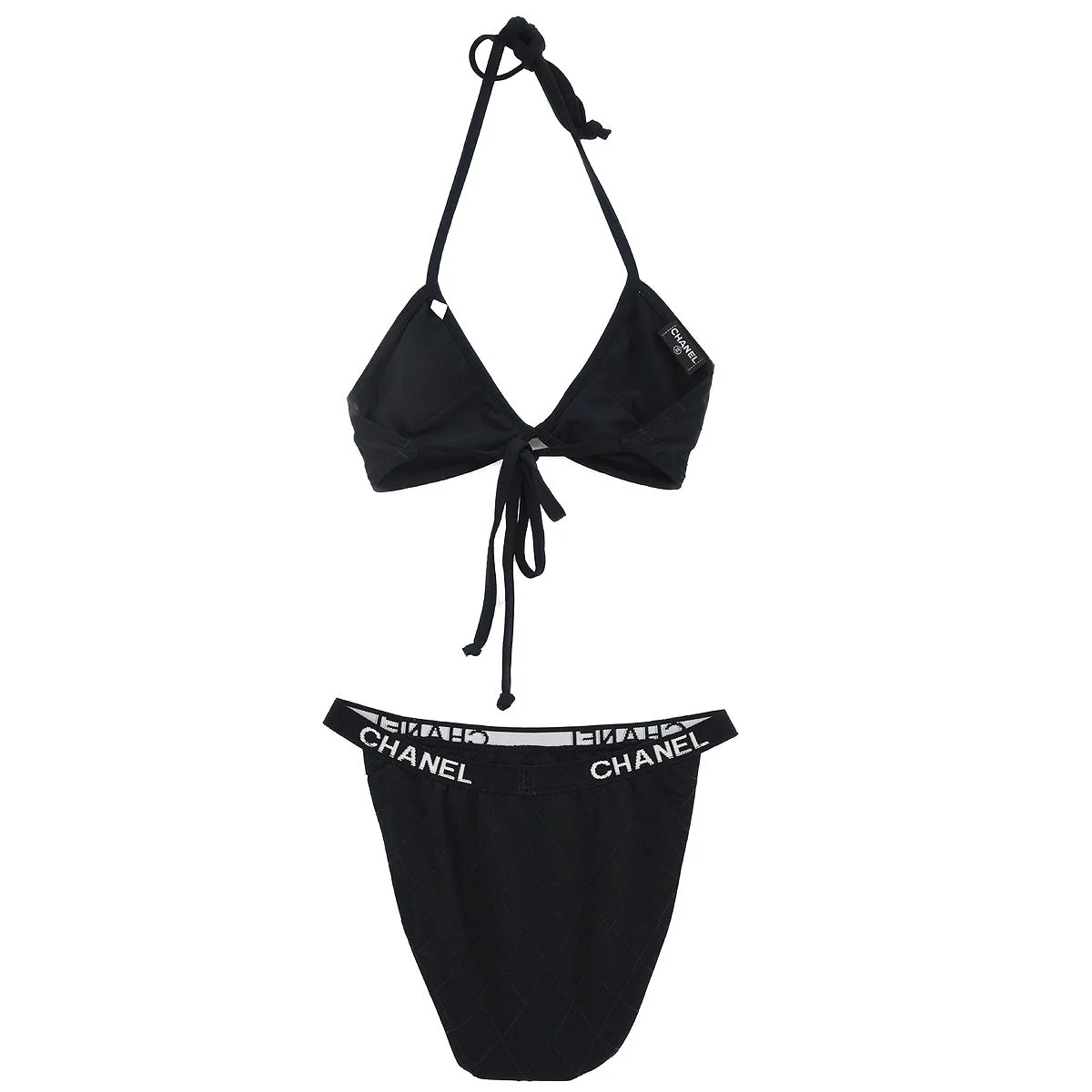Chanel Bikini Swimsuit Black #34 - Image 2