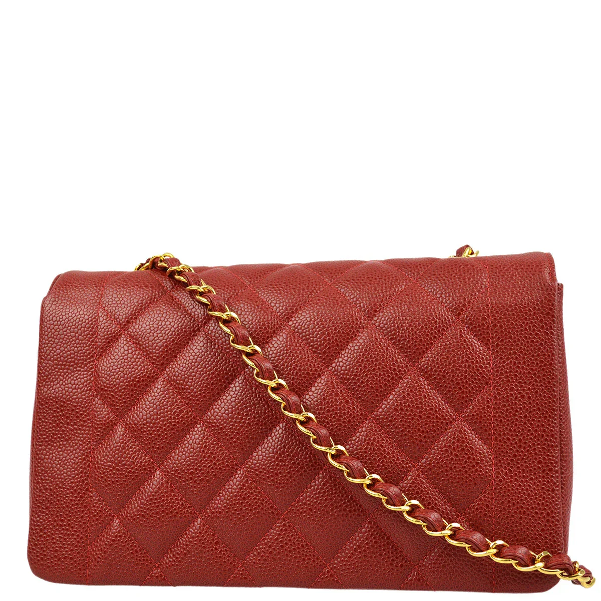 Chanel 1994-1996 Caviar Medium Diana Shoulder Bag - Image 2