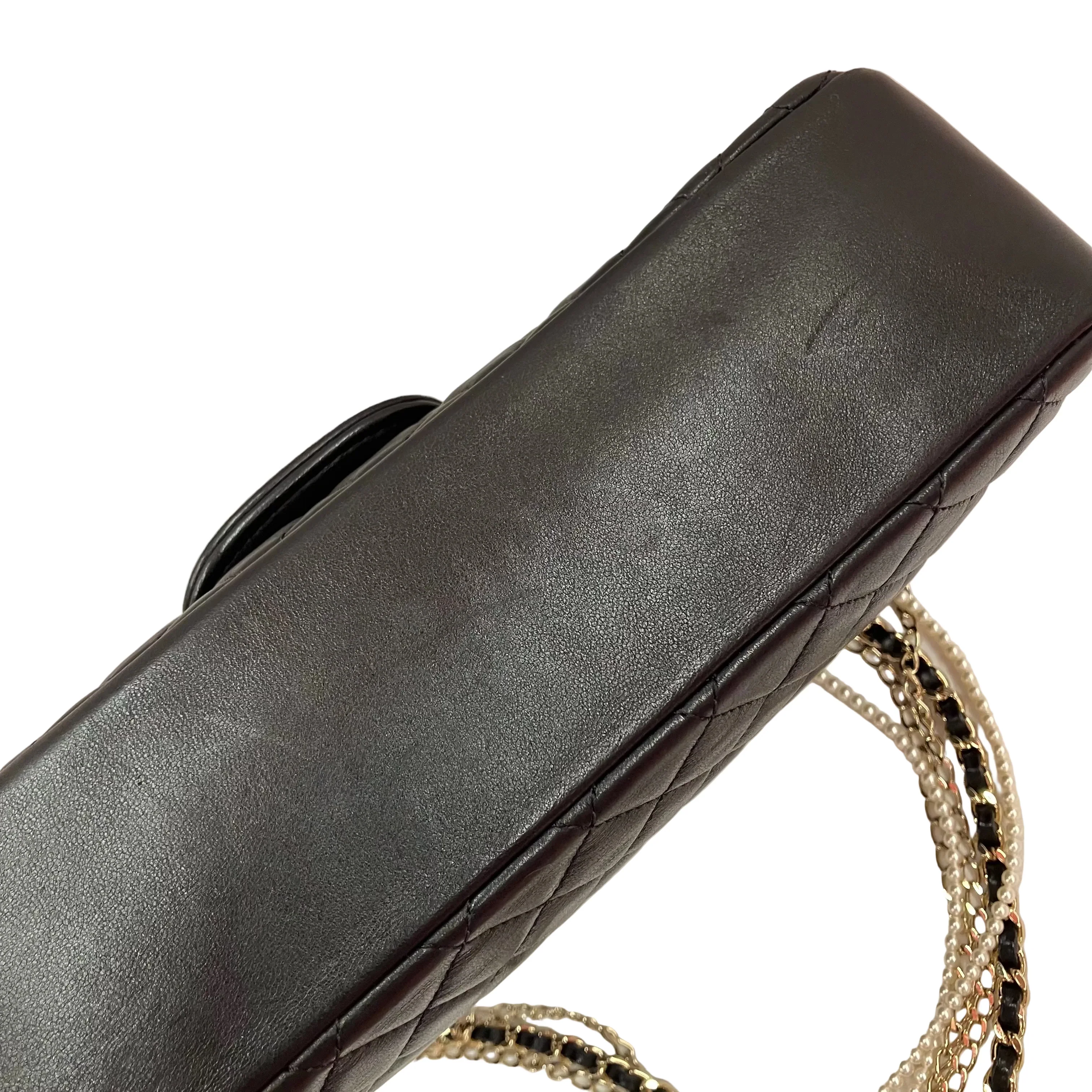 Chanel 2011 Black Lambskin Westminster Shoulder Bag - Image 10
