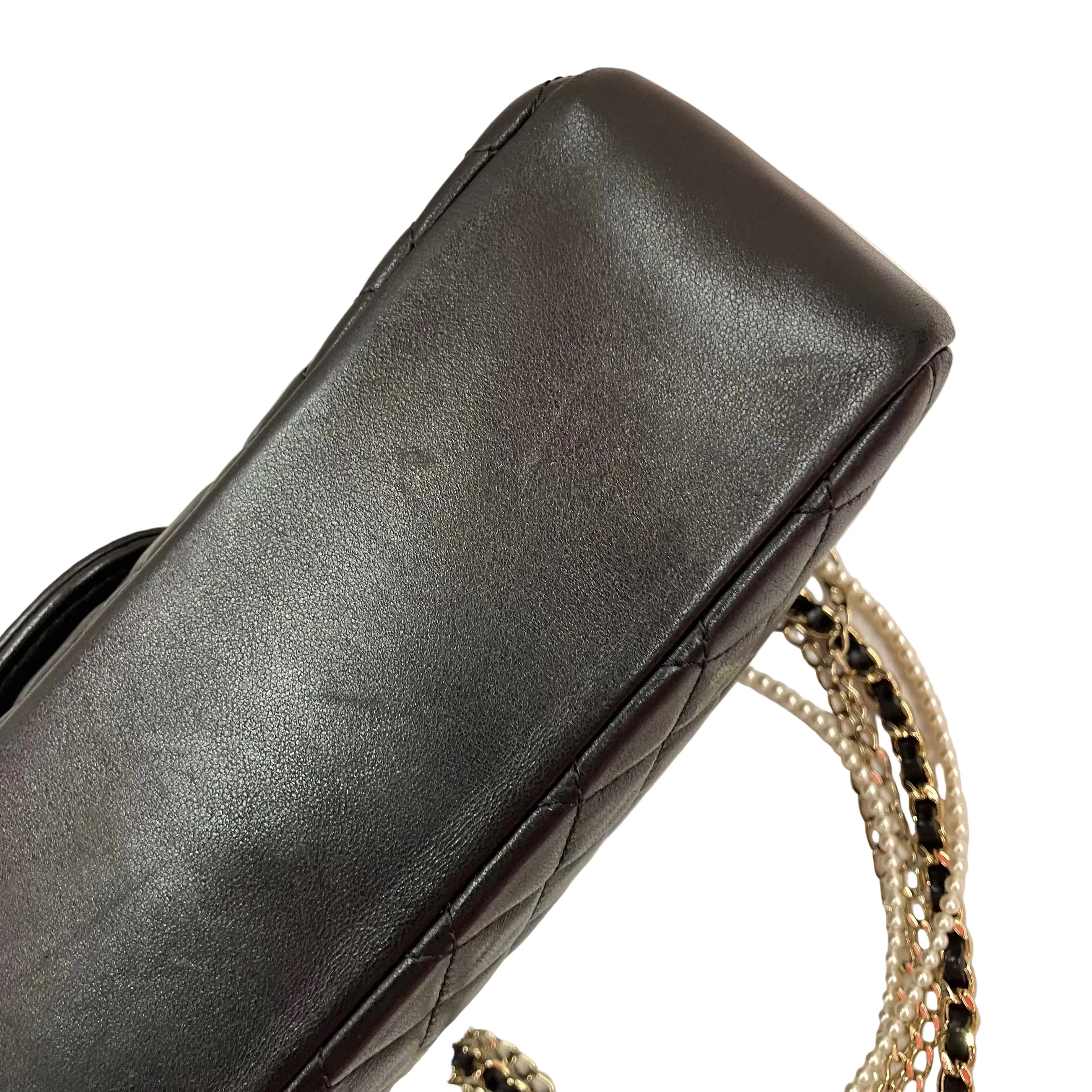 Chanel 2011 Black Lambskin Westminster Shoulder Bag - Image 11