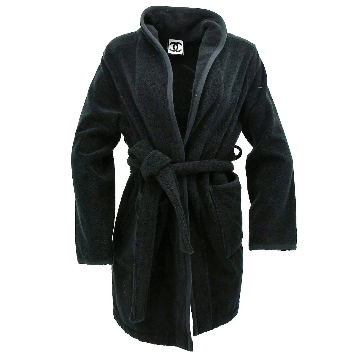 Chanel Sport Line Bathrobe Black 09C #1