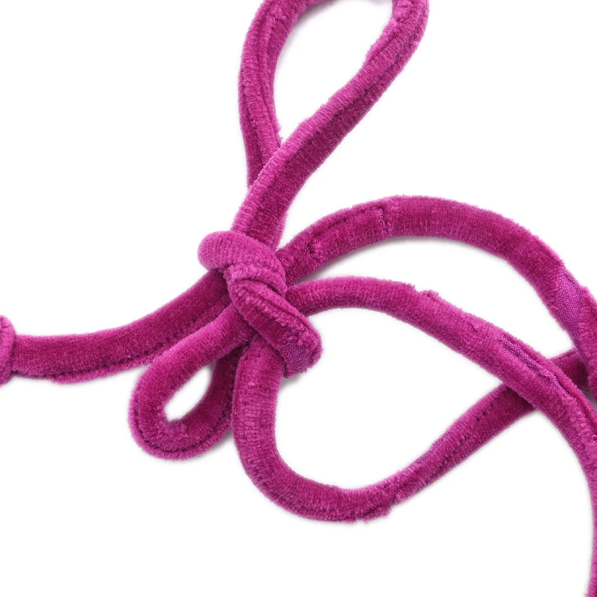 Chanel Purple Pink Velvet Bikini Top #38 - Image 4