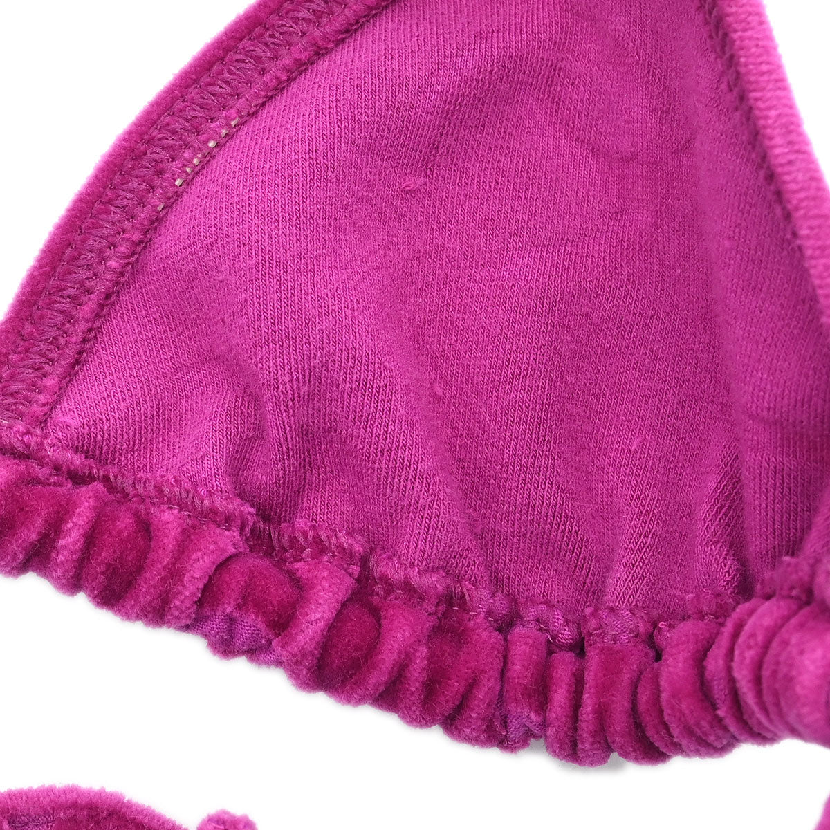 Chanel Purple Pink Velvet Bikini Top #38 - Image 6