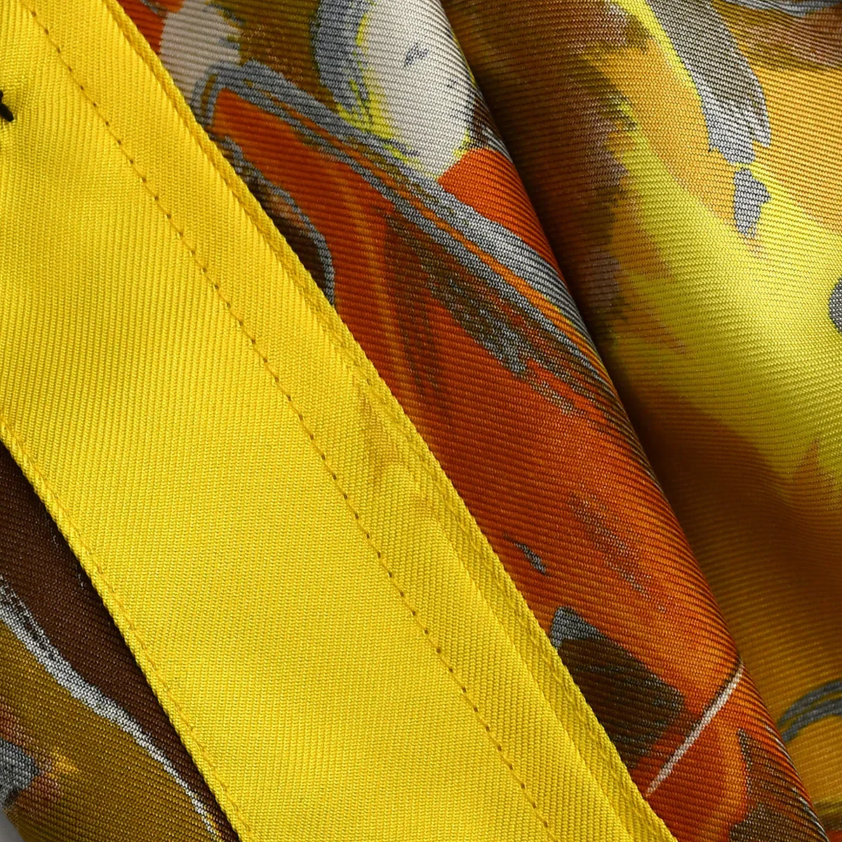 Hermes 1980s Shirt Blouse Yellow #38 - Image 10