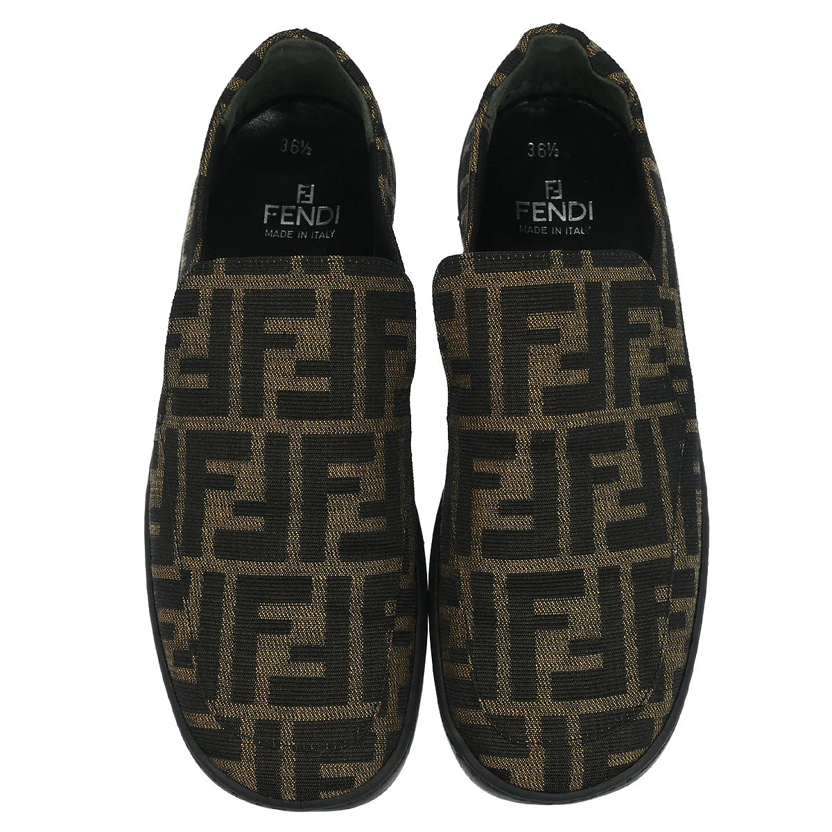 Fendi * Slip On Loafers Shoes #36 1/2 - Image 2