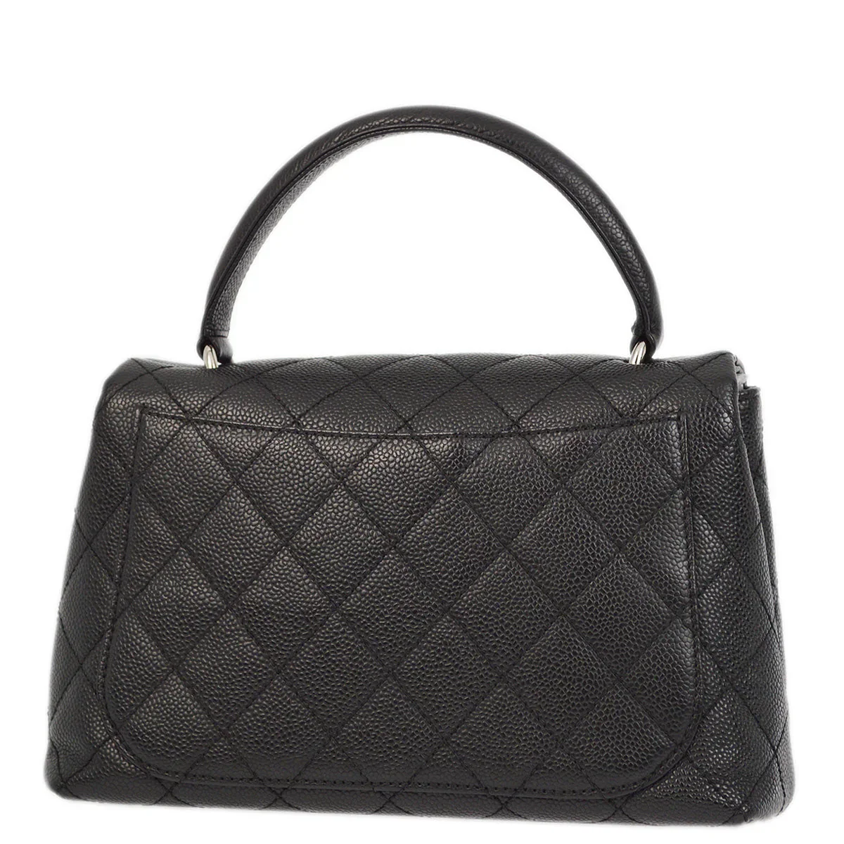 Chanel 2006-2008 Black Caviar Handbag - Image 2