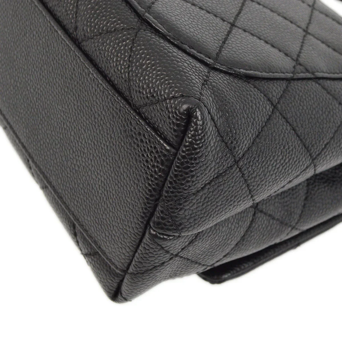 Chanel 2006-2008 Black Caviar Handbag - Image 4