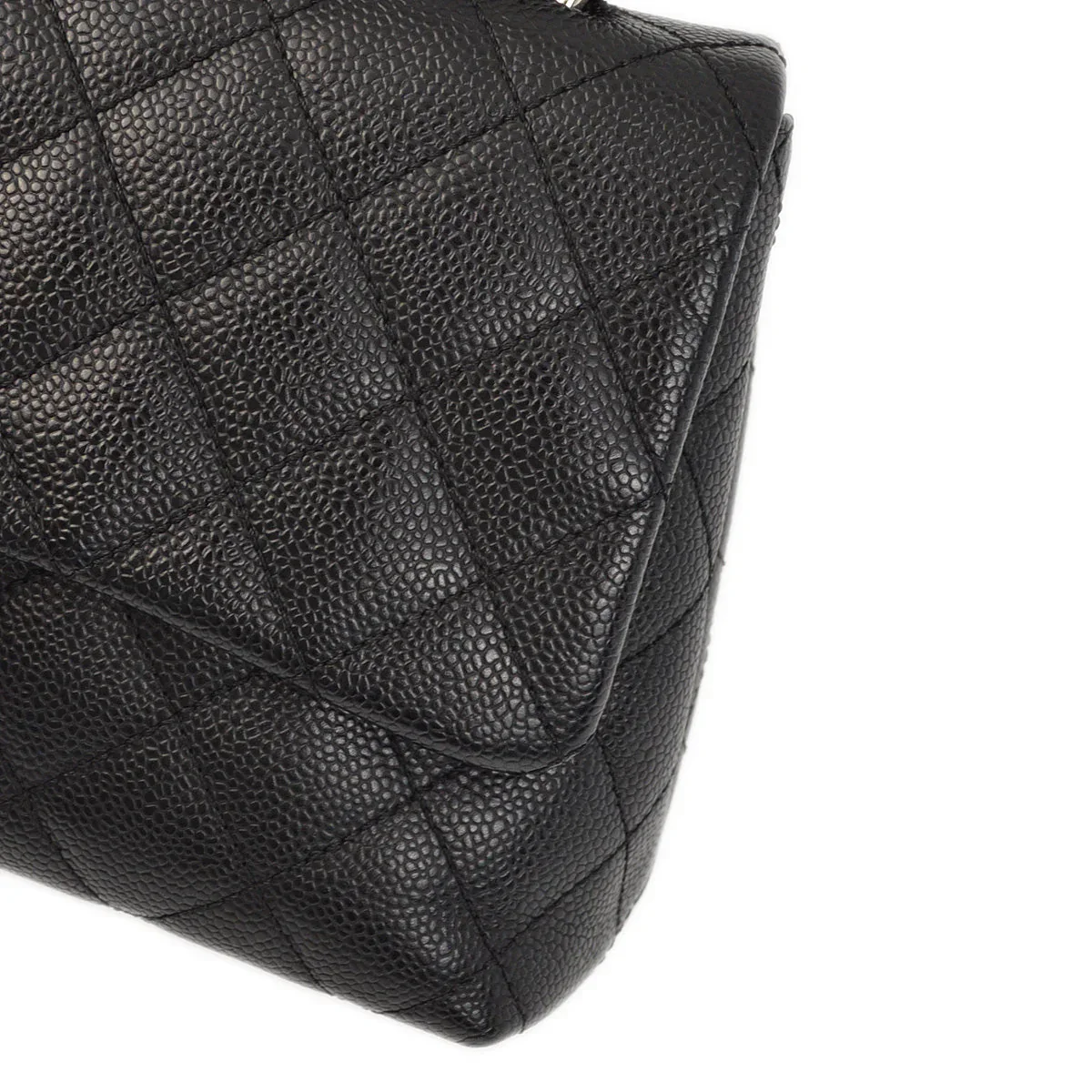Chanel 2006-2008 Black Caviar Handbag - Image 6