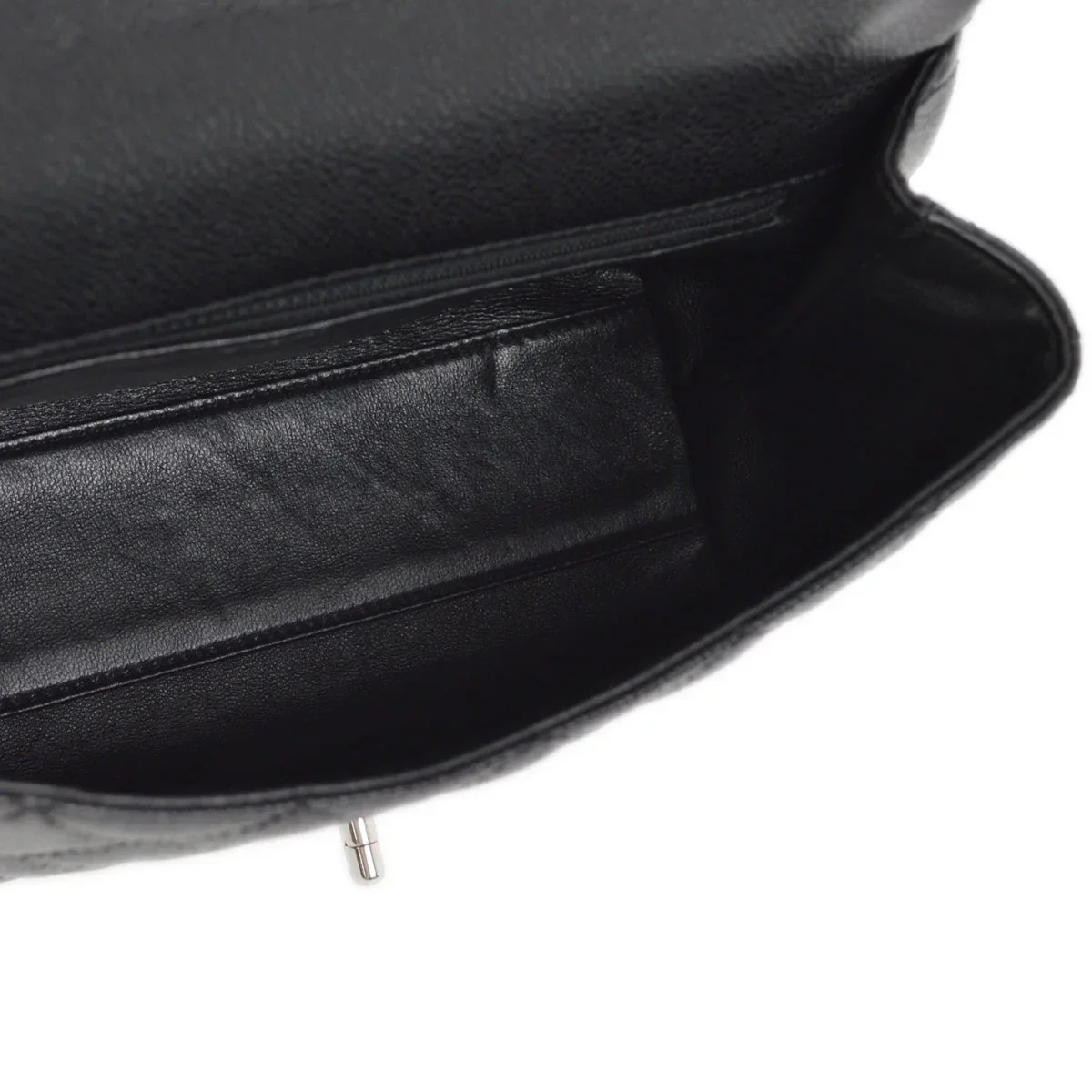 Chanel 2006-2008 Black Caviar Handbag - Image 9