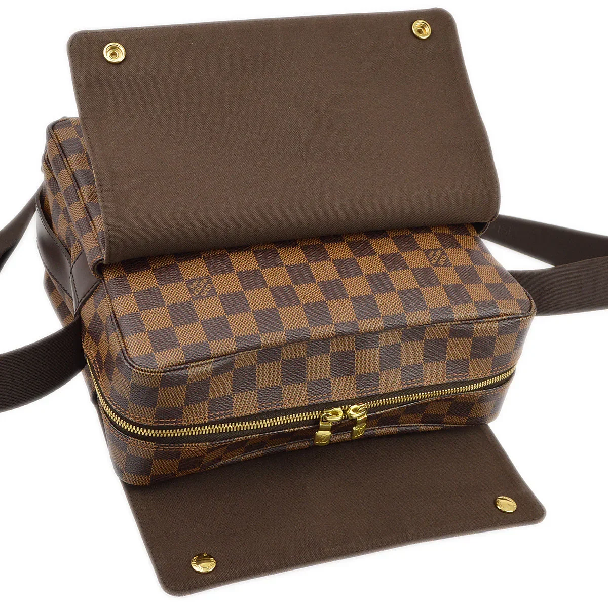 Louis Vuitton 2006 Damier Naviglio Shoulder Bag N45255 - Image 7
