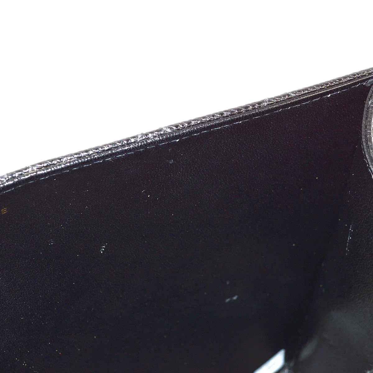Chanel 1997-1999 Black Caviar Single Flap Shoulder Bag - Image 10
