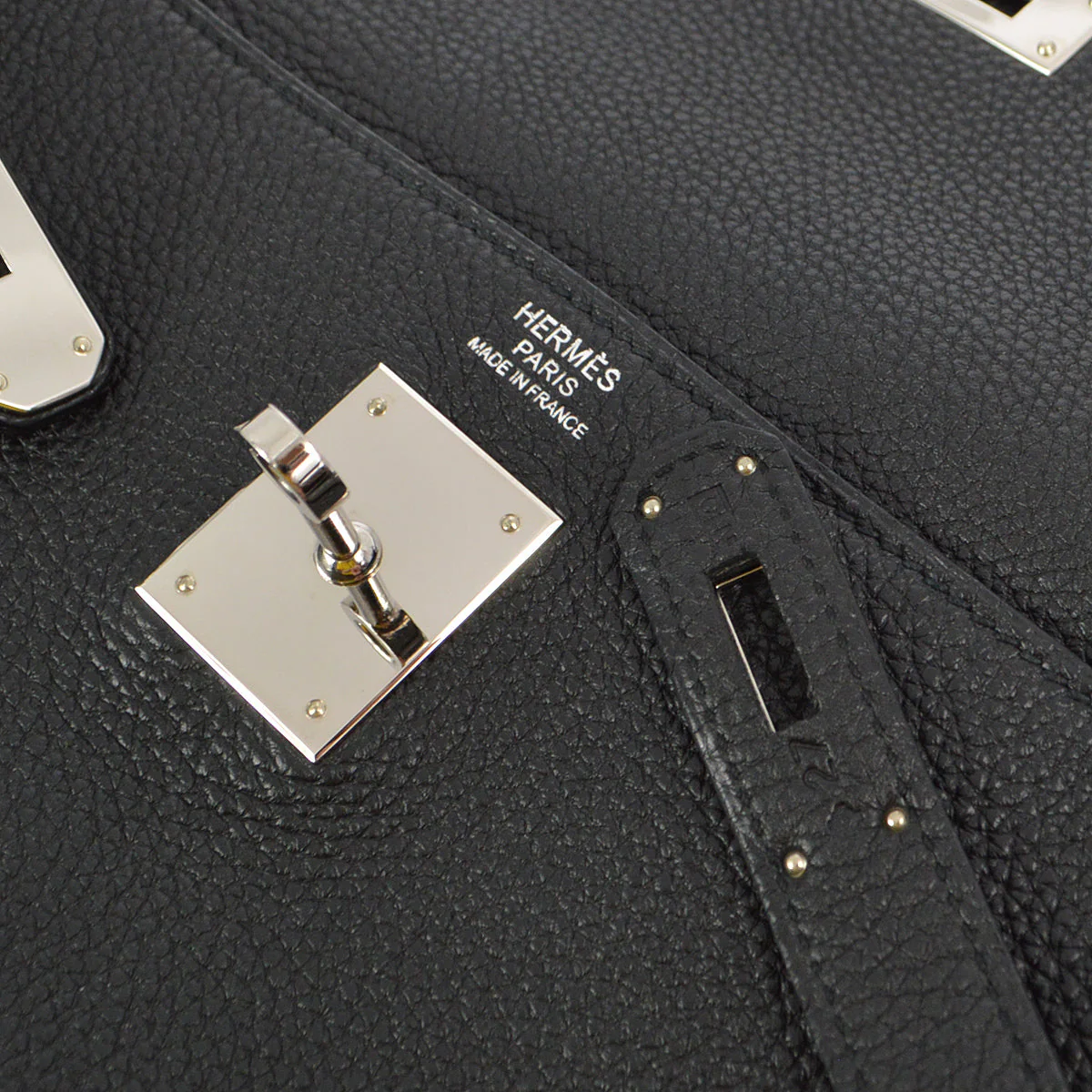 Hermes 2011 Black Togo Kelly 32 Retourne 2way Shoulder Handbag - Image 10