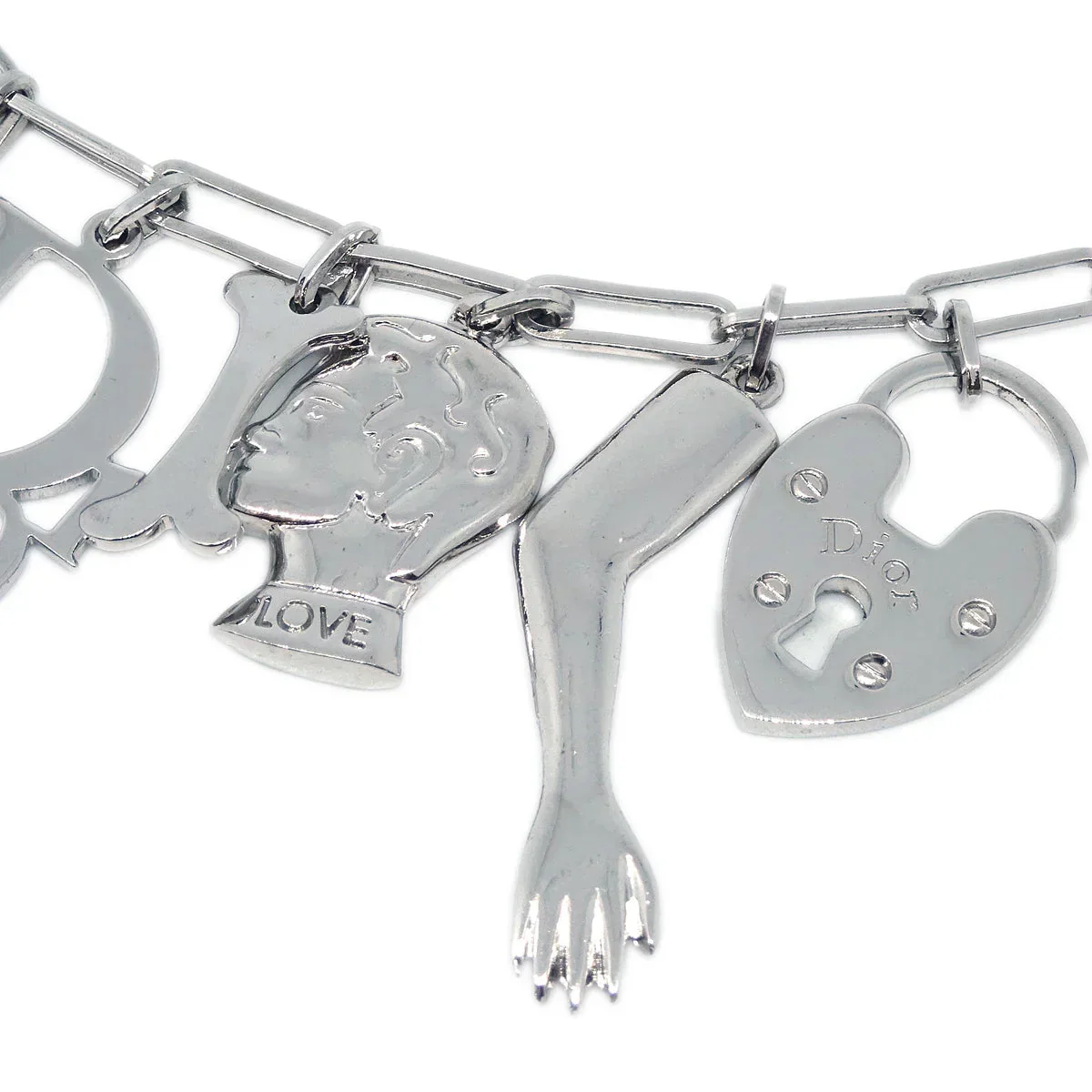Christian Dior Necklace Silver - Image 2
