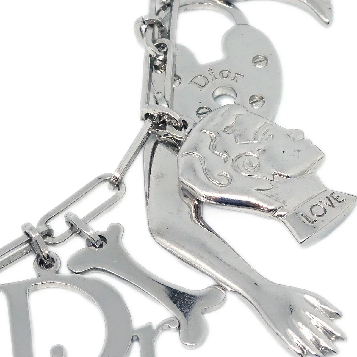 Christian Dior Necklace Silver - Image 3