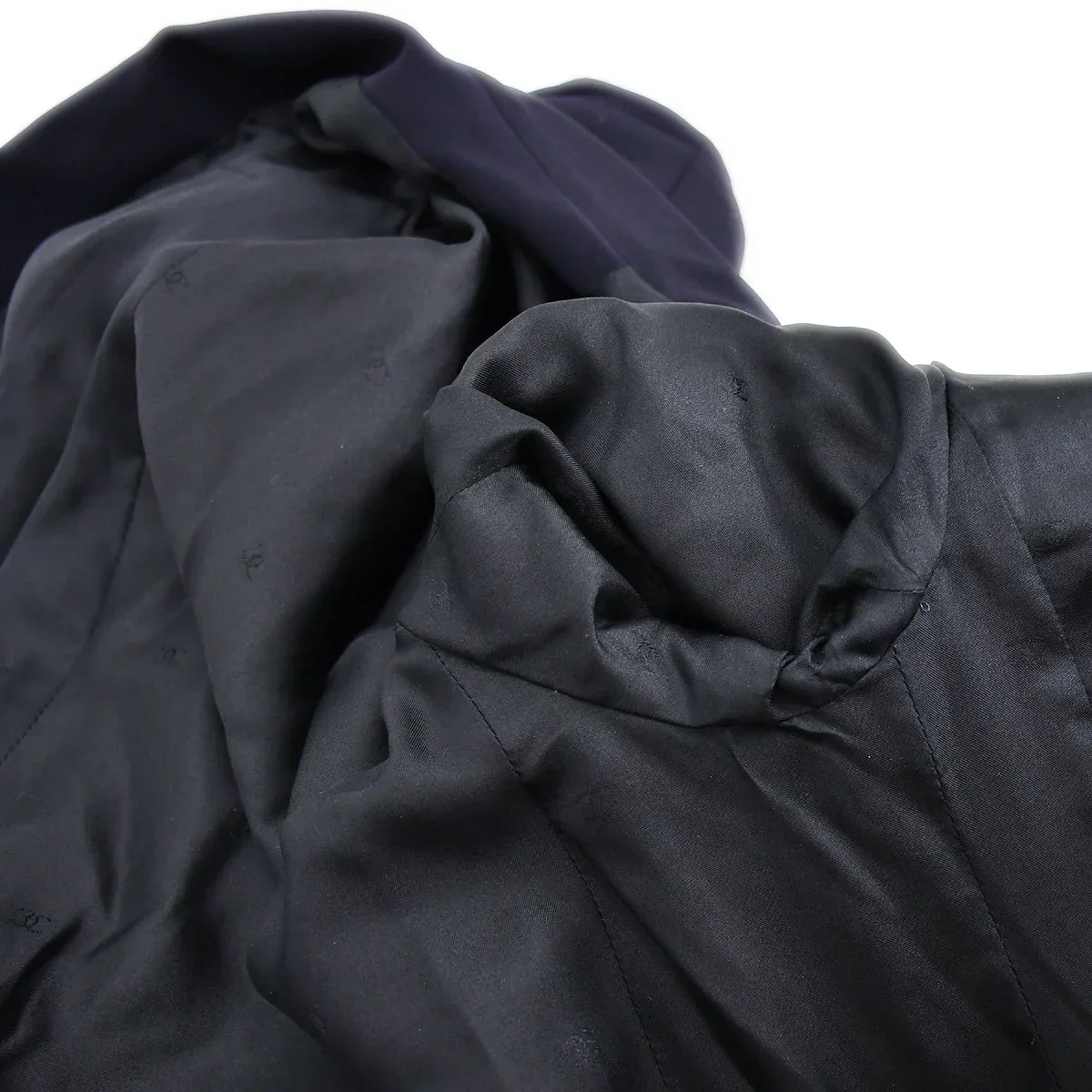 Chanel Single Breasted Jacket Navy 96P #34 - Image 8