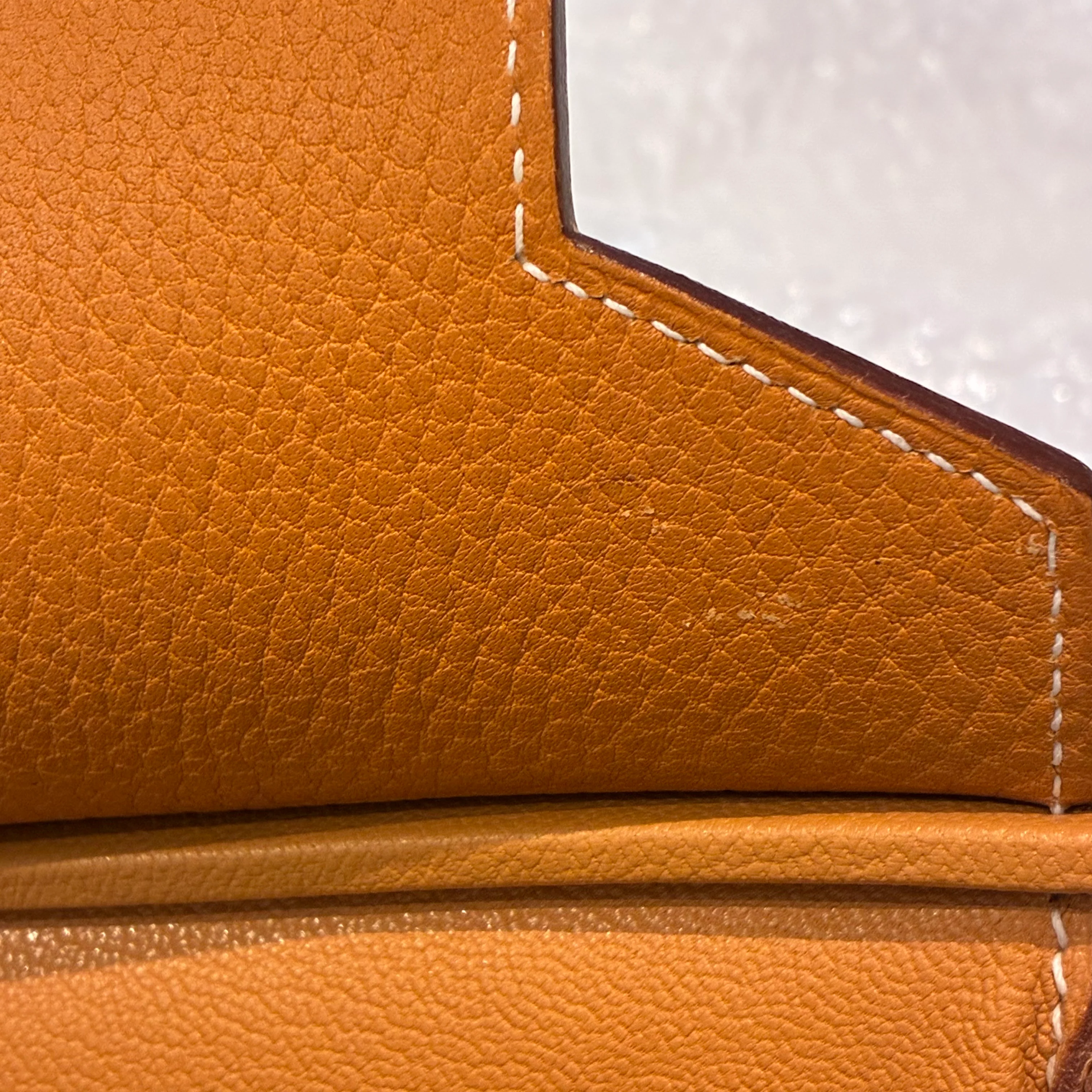 Hermes 2000 Natural Fjord Birkin 45 Handbag - Image 11