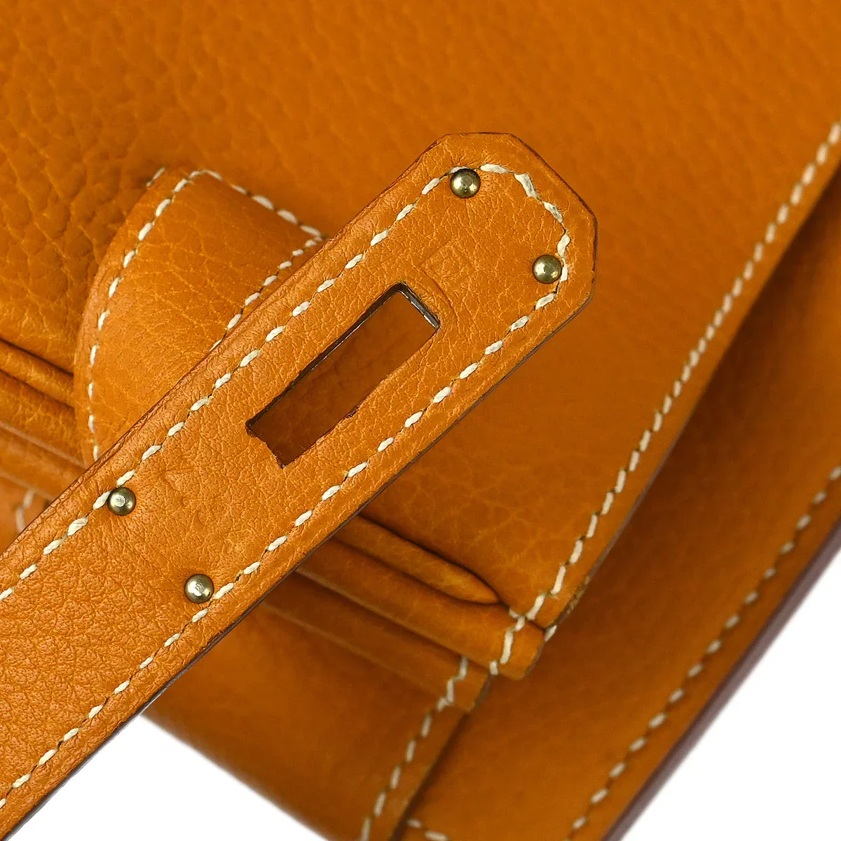 Hermes 2000 Natural Fjord Birkin 45 Handbag - Image 12